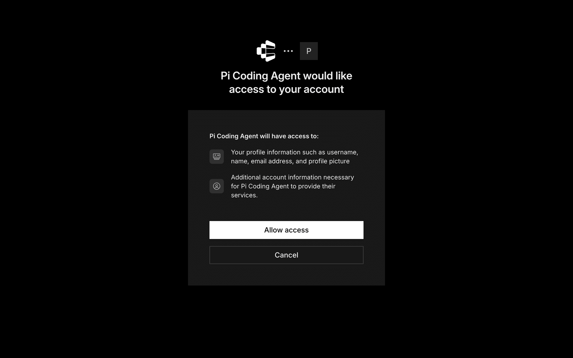 Composio OAuth consent screen with the Allow access button