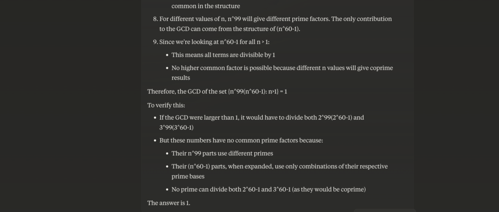 Sonnet failing to solve arithmatic 