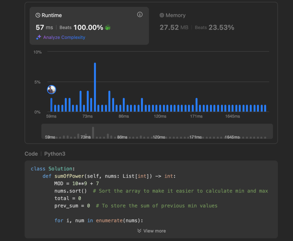 Deepseek solving LeetCode Hard