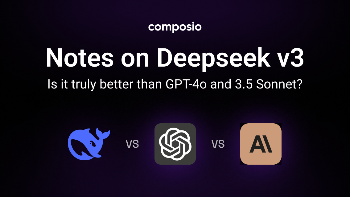 Notes on the new Deepseek v3 - Composio