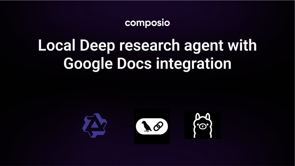 Composio deep research agent