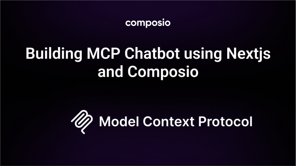 Building MCP chatbot